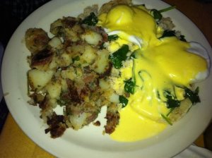 Toasties Crab Benedict